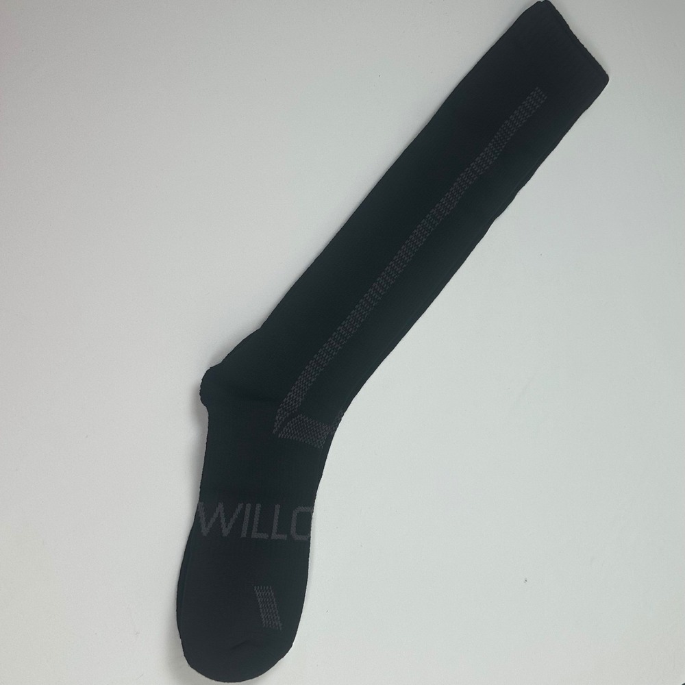 WillowAce Original Alpaca Blend Boot Socks Black Size L Extra Thick NWT